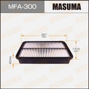 фильтр воздушный!\ Toyota Corolla 1.6/1.8 16V 92-00 MFA300 MASUMA