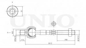 Тяга рулевая SSP-30001 UNIO