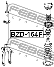 Отбойник переднего амортизатора MERCEDES W164 04-11 BZD-164F BZD-164F FEBEST