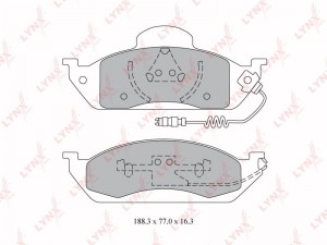 Колодки тормозные передние BD-5326 BD-5326 LYNXAUTO