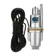 Насос погружной вибрационный 300Вт 20л/мин. глубина 5м подача 75м верхний забор  99302 SIBRTEC