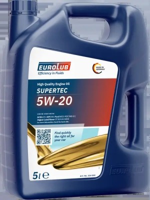 Масло моторное EUROLUB SUPERTEC SN 5W20 синт.5л 314005 EUROLUB