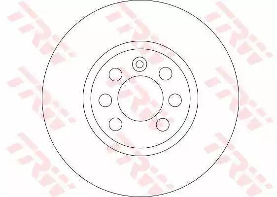 Диск тормозной передний OPEL ASTRA H, MERIVA DF4426 DF4426 TRW