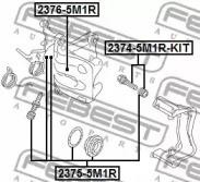 РЕМКОМПЛЕКТ СУППОРТА ТОРМОЗНОГО ЗАДНЕГО подходит для AUDI A3/A3 Sportback (8P) 2 2375-5M1R FEBEST