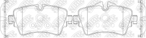 Колодки тормозные дисковые PN0573 PN0573 NIBK