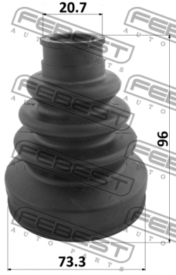 Пыльник ШРУСа внутренний HONDA CIVIC 01-11 0315-FK 0315-FK FEBEST