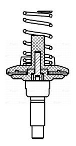 Термостат для а,м Skoda Fabia I 99-,Fabia II 07- 1.2i 87°С термоэл. LT 1812 LT 1812 LUZAR