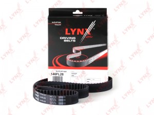 Ремень ГРМ для а/м ГАЗ, для а/м ГАЗель, Сайбер дв. КРАЙСЛЕР "LYNXauto" 146х28 146FL28 LYNXAUTO