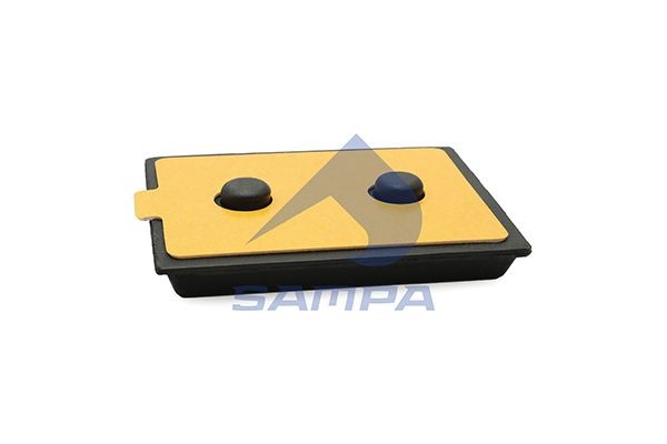 Подушка рессоры MAN E2000,F2000,F90 (80х105х13) SAMPA 011.250 SAMPA
