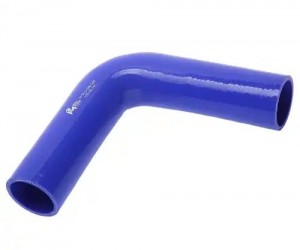 Патрубок угловой силикон (L=200х200мм,d=50 90град.) MEGAPOWER 130-16-191 MEGA POWER