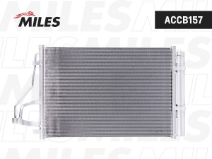 Радиатор кондиционера (паяный) HYUNDAI I30 1.4/1.6D 12-/ELANTRA 11- ACCB157 ACCB157 MILES