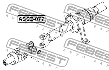 Крестовина карданного вала ASSZ-077 ASSZ-077 FEBEST