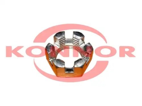 гайка корончатая оси стабилизатора! М16х1.55\ МАЗ 250979 KONNOR