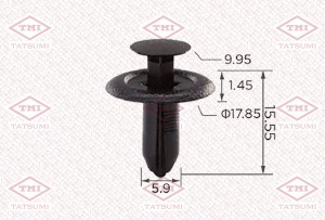 Клипса автомобильная MAZDA TJB1461 TJB1461 TATSUMI