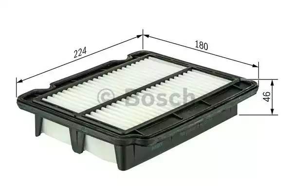 фильтр воздушный! Rus Chevrolet Aveo, Lachetti 05> F 026 400 043 BOSCH