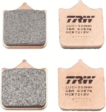 Колодки дисковые MCB721SV MCB721SV TRW LUCAS