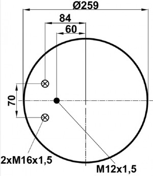 MAN TGA без стакана T0070-4882V1 TOPCOVER