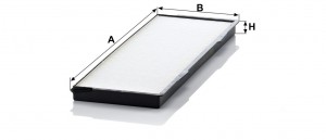 Фильтр воздушный кабины (салонный) CU37001 Mann-Filter CU37001 MANN FILTER