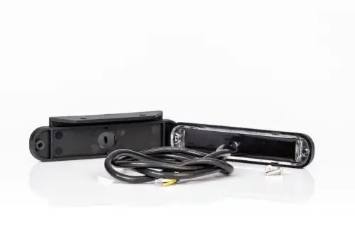 фонарь сигнальный! LED желтый, 132,7x35,4, с кронштейном, проводом 1,0м\ Univers FT200LED FRISTOM