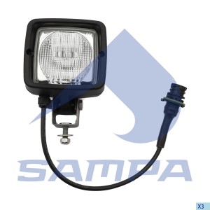 Фонарь рабочего света VOLVO FH,FM (H3-70W) SAMPA 037.311 SAMPA