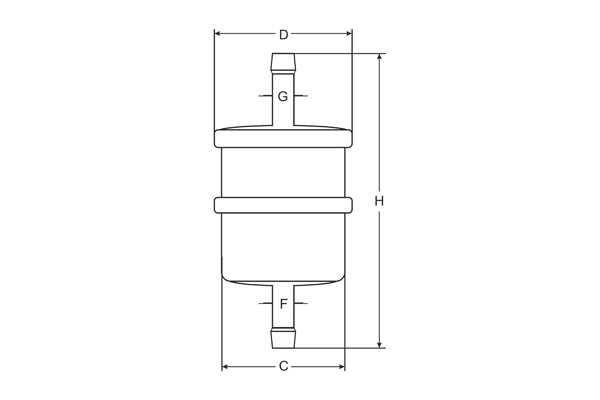 Фильтр топливный ST487 SCT