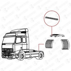 крепление крыла заднего !(р)\ Volvo FH16 0FH510 COVIND