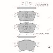 Колодки тормозные дисковые Avantech передние (противоскрипная пластина в компл.) AV007 AVANTECH