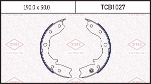 Колодки тормозные барабанные NISSAN Terrano 87- TCB1027 TCB1027 TATSUMI
