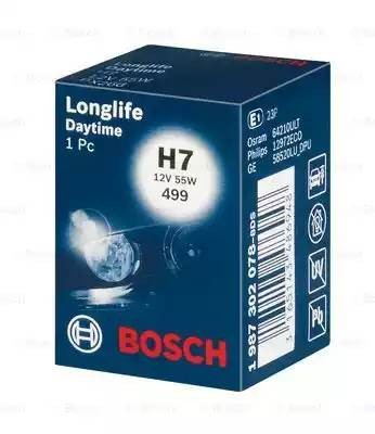 Лампа LONGLIFE DAYTIME PLUS 10 H7 12V 55W 1987302078 1 987 302 078 BOSCH