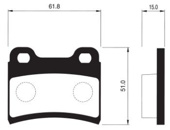Колодки тормозные KIA Shuma (-01),Sephia (-97) FORD Escort (-00) задние (4шт.) S SP1064 SANGSIN