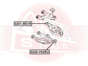 Опора шаровая 0220Y62RU 0220-Y62RU ASVA