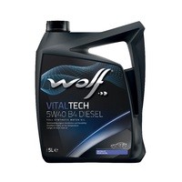 WOLF VITALTECH 5W40 B4 DIESEL 5L СИНТЕТИКА BMW LONGLIFE-01 MB 229.3 PSA B71 2296 1042635 WOLF