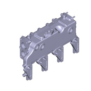 Корпус ЯМЗ-53443 радиатора отработавших газов АВТОДИЗЕЛЬ 53443.1213100 YAMZ