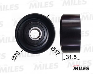 Ролик ремня приводного TOYOTA AVENSIS/CAMRY/RAV 4 2.0/2.4 00- (SKF VKM61085) AG0 AG03074 MILES