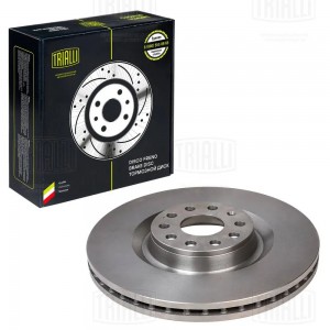 Диск торм. Audi A3 (03-)/VW Golf V (03-)/Golf VI (08-) перед. d=345 (DF 180129)  DF180129 TRIALLI