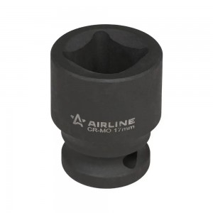 Головка ударная торцевая 1/2 DR четырехгранная 17 мм L=40 мм (ATAS906) ATAS906 AIRLINE