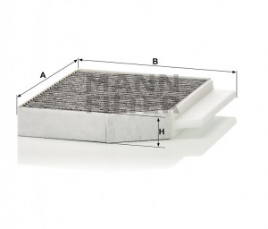 Фильтр салонный CUK26023 CUK26023 MANN FILTER