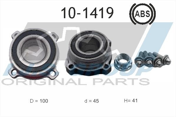 к-кт подшипника ступицы! задней\ BMW E65/Х5 3.0/6.0/3.0D/4.0D 00> 101419 IJS GROUP