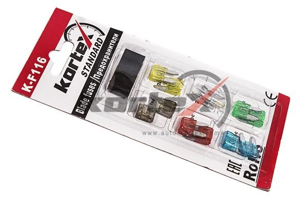 Предохранитель 7.5-30А флажковый MINI комплект 12шт. KORTEX K-F116 KORTEX