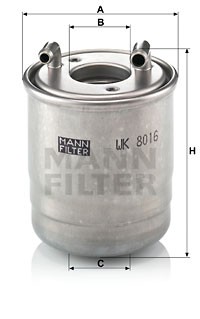 MERCEDES BENZ GL-CLASS X164 под датчик уровня с нагревом WK8016X MANN FILTER