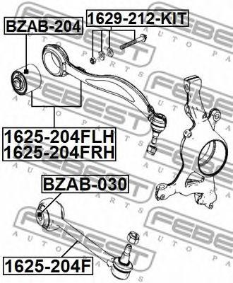 Рычаг подвески 1625-204F 1625-204F FEBEST