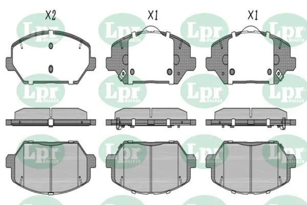 Колодки тормозные HYUNDAI i30 17-/KIA CEED 18- передние 05P2065 05P2065 LPR