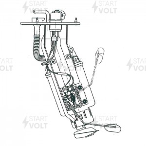 Модуль топливного насоса для а/м Hyundai Sonata (98-)2.0i (без регул. давл. топл SFM 1542 START VOLT