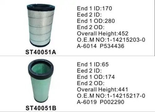 Фильтр воздушный ST40051AB ST40051AB STAL