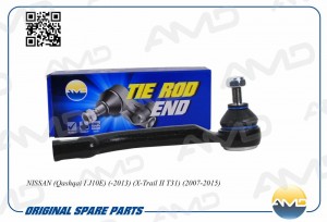 Наконечник рулевой правый NISSAN Qashqai I J10E, -2013, X-Trail II T31, 2007-201 AMD.TE363R AMD