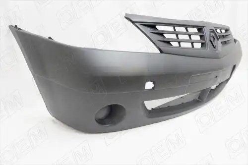 Бампер передний Renault Logan 1 2004-2009, под покраску OEM0162 OEMPARTS
