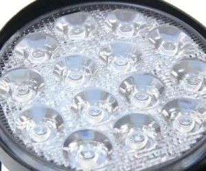 Фара рабочего света круглая 116х116x70мм 42Вт (14 LED) рассеянный свет (Flood) 1 370-30-009 MEGA POWER