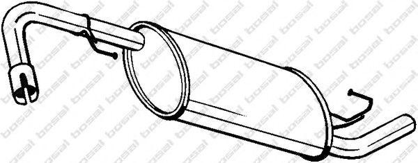 Глушитель NISSAN Pathfinder (05-) (2.5dCi) BOSAL 145-231 BOSAL