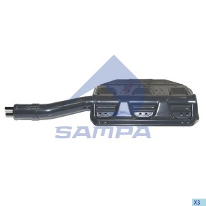 Кронштейн заднего крыла правый 4 Series 94, 114, 124, 144, 164; P/G/R/T Series P 18400062 SAMPA