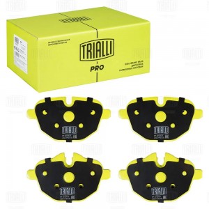 Колодки тормозные дисковые задние керамические PRO (с датчиком) PF4012CR TRIALLI